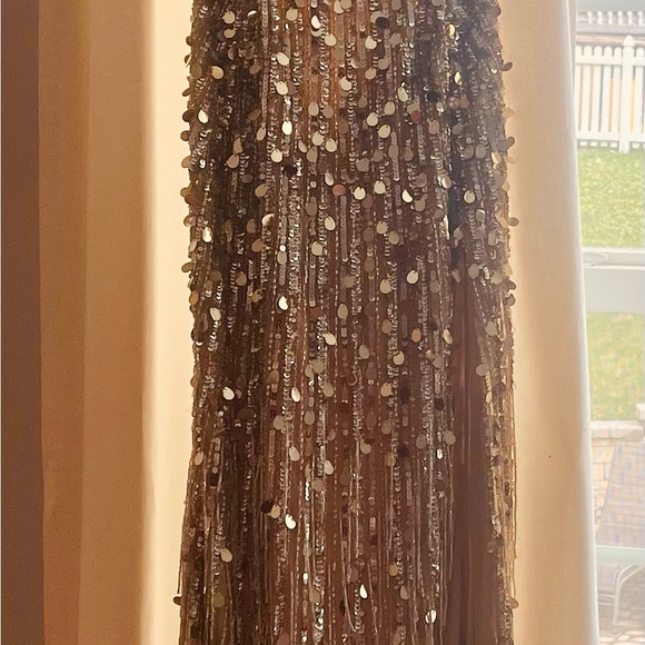 Jovani Gold Sequin Prom Dress - Picture 3 of 3